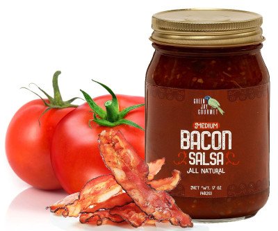 Smoky Bacon Salsa with Medium Jalapeño Heat – 17oz