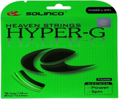 Max Spin Power: Solinco Hyper-G 16L Tennis Strings