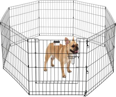 Spacious Pet Playpen - 8 Panel Foldable Indoor/Outdoor Enclosure