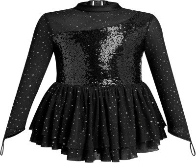 Sparkle & Spin: Girls Sequin Ice Skating Dress