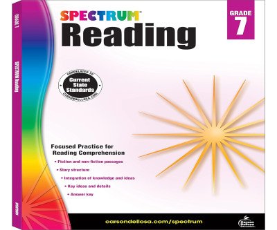 Spectrum Reading Comprehension Workbook for Grade 7