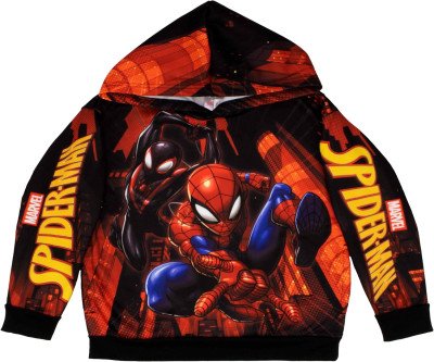 Superhero Comfort: Spider-Man & Venom Hoodie for Kids