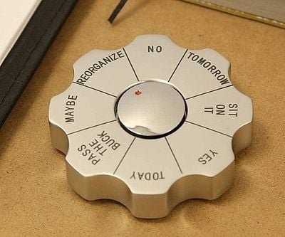 Spinning Decision Maker Paperweight