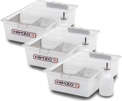 Stackable Rodent Breeding Cages - 3 Pack System