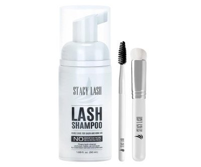 Gentle Foaming Lash Cleanser + Brush for Extensions