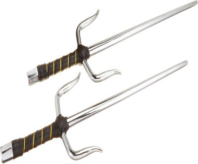 Stainless Steel Training Sais Pair for Martial Arts Practice