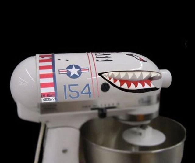 Standing Mixer Shark Plane Decals