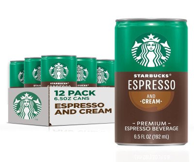 Bold Starbucks Espresso & Cream RTD Cans, 12-Pack
