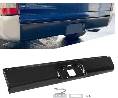 Steel Rear Roll Pan with LED Light for Chevy Silverado & GMC Sierra