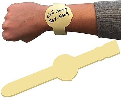 Sticky Note Wrist Watch Pad