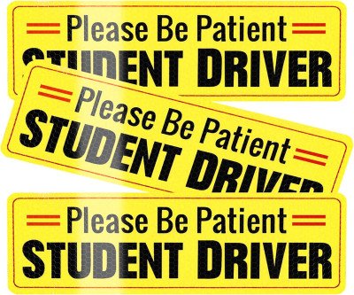 Caution: Student Driver Magnet - Please Be Patient