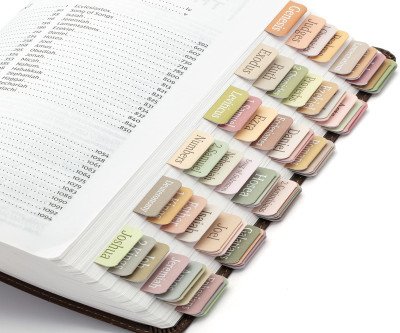 Stylish Bible Tabs for Easy Study