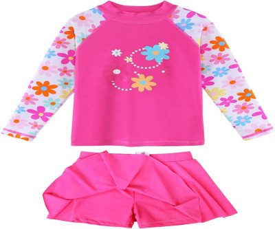 Sun-Safe Two-Piece Swimsuit Set for Girls | UPF50+ Rash Guard