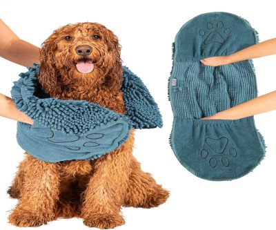 Super Absorbent Dog Shammy - Dries 8x Faster Than Regular Towels