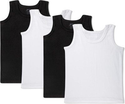 Super Soft Tagless Tank Tops for Boys - Comfort 4-Pack