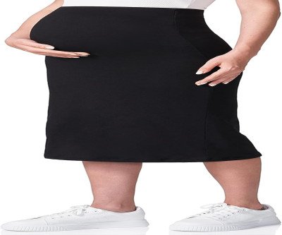 Supportive Over-the-Belly Maternity Pencil Skirt