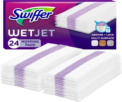 Lock Grime Away: Swiffer WetJet Hardwood Mop Pads, 24ct