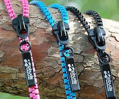Tangle Free Zip-Up Earbuds