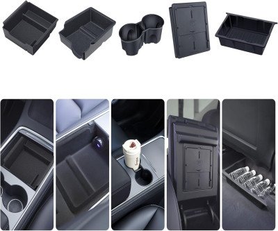 Tesla Model Y: 5-in-1 Console Organizer - Maximize Storage