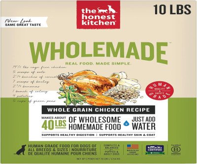 The Honest Kitchen Human Grade Dehydrated Dog Food - Chicken 10lb