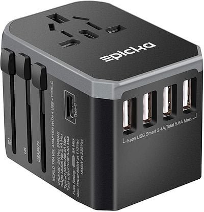 The Universal Travel Plug Adapter