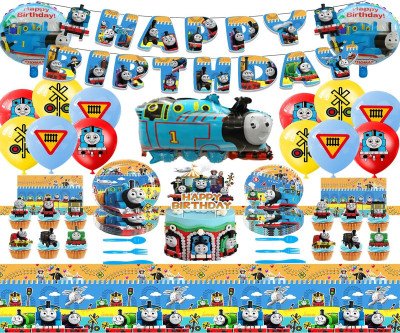 Thomas & Friends Party Supplies - Complete Birthday Decor Kit for Kids