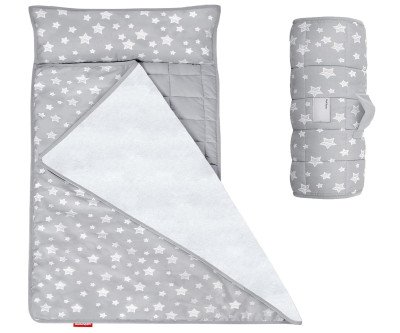 Cozy Toddler Nap Mat with Pillow & Blanket - Perfect for Preschool & Travel