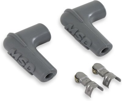 Tough 90° Silicone Spark Plug Boots & Terminals (Set of 2)
