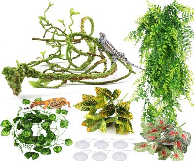 Transform Your Reptile Habitat with Lifelike Hanging Vines