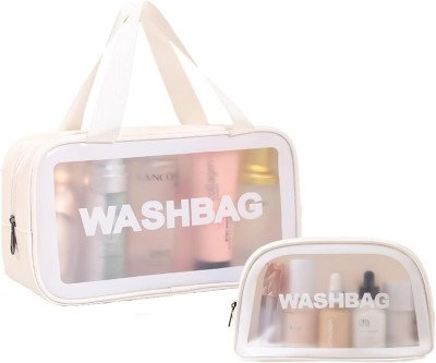 Translucent Travel Toiletry Bag Set - Spot Your Essentials Instantly
