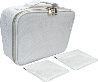 Stay Organized Anywhere: Premium 3-Piece Travel Makeup Bag