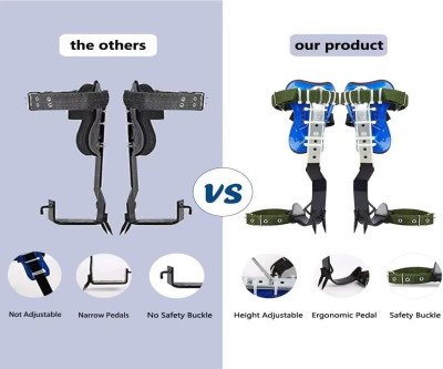 Professional Tree Climbing Spike Set for Safe Arborist Work