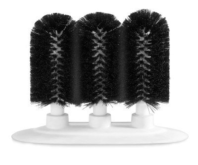 Triple Brush Glass Washer for Effortless Cleaning
