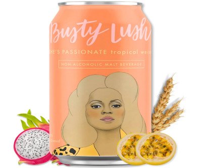 Tropical Paradise in a Can: Passion Fruit Dragon Fruit NA Beer (12-Pack)