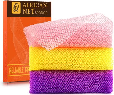UJFQBH African Bath Sponge Set - Exfoliating Cleanse