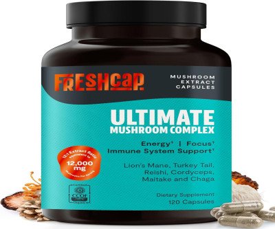 Ultimate Mushroom Complex: 12,000mg Daily Wellness Support