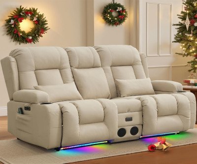 Ultimate Relaxation Power Loveseat with Massage & Heat