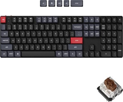 Precision Mechanical Keyboard with Wireless Freedom