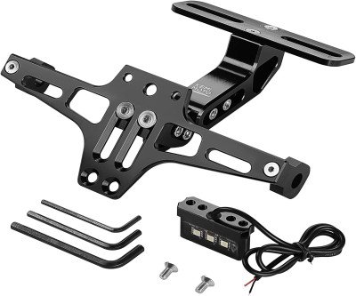Universal Motorcycle LED License Plate Bracket - Fender Eliminator Kit