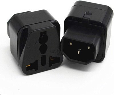 Universal Power Adapter 2-Pack: C14 to Multi-Region Sockets