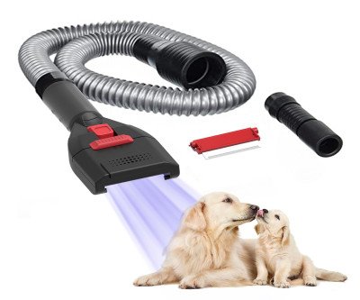 Vacuum-Powered Pet Grooming Brush – Sucks Up Shedding Hair Instantly
