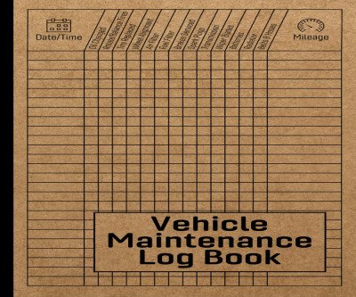 Vehicle Maintenance Log Book for Auto Owners
