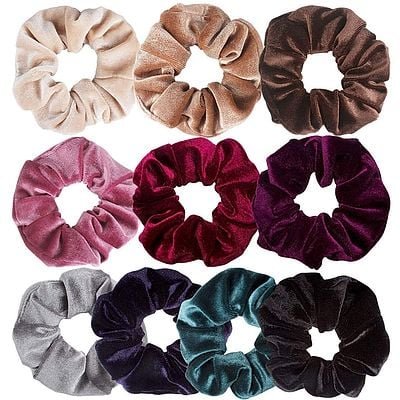 Velvet Ultra Soft Hair Scrunchies