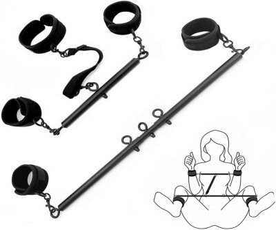 Versatile BDSM Spreader Bar Kit for Couples - Adjustable Restraints