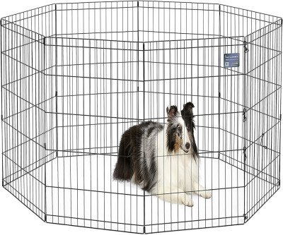 Versatile Folding Pet Playpen - 16 Sq Feet Safe Space