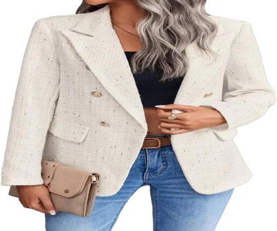 Versatile Tweed Blazer: Effortless Elegance for Women