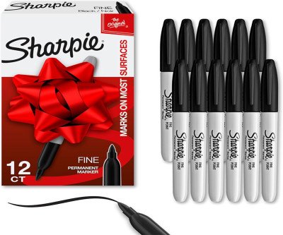 Vibrant Sharpie Permanent Markers - 12 Pack