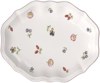 Delicate Floral Porcelain Gravy Stand