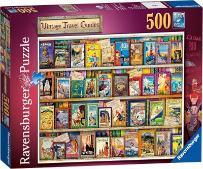 Vintage Travel Guide Puzzle Adventure
