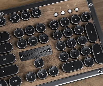 Vintage Typewriter Mechanical Keyboard